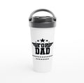 Top Dad 443ml (15oz) Stainless Steel Travel Mug