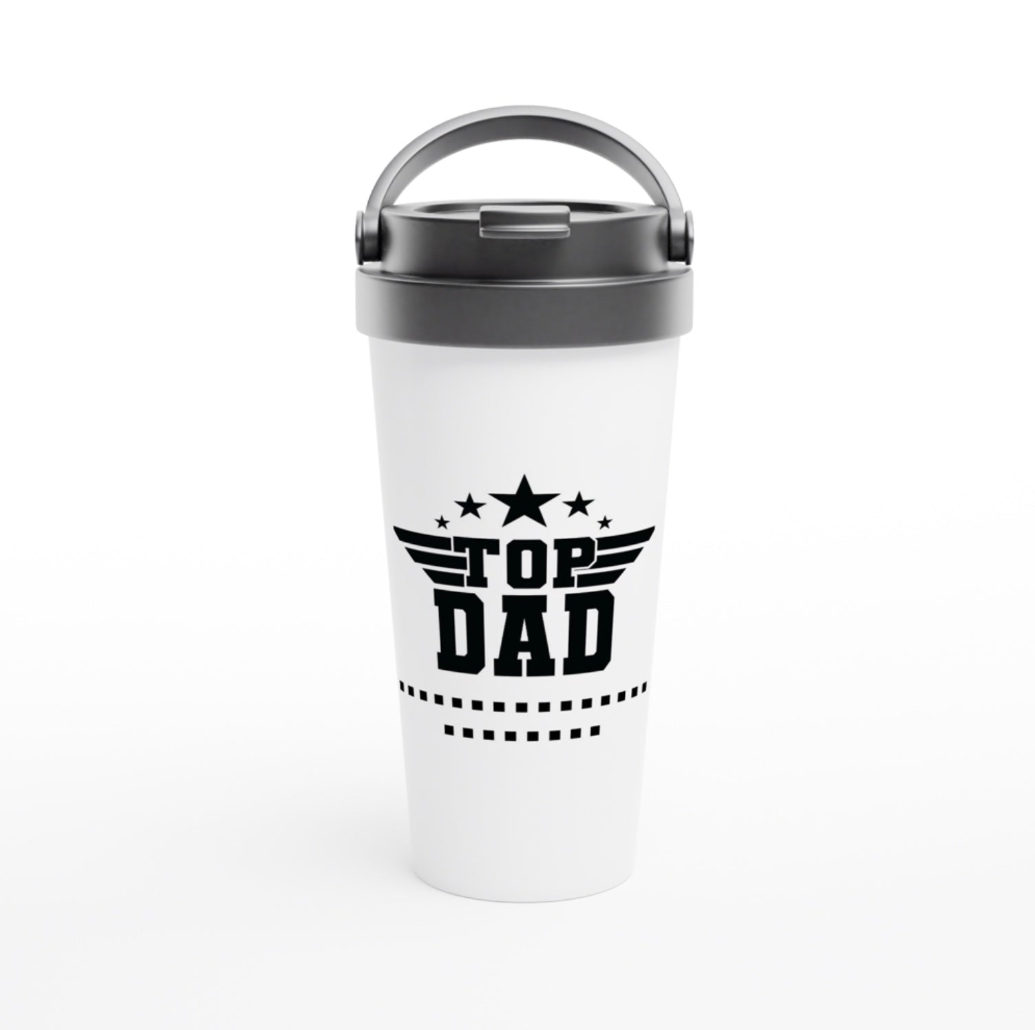 Top Dad 443ml (15oz) Stainless Steel Travel Mug
