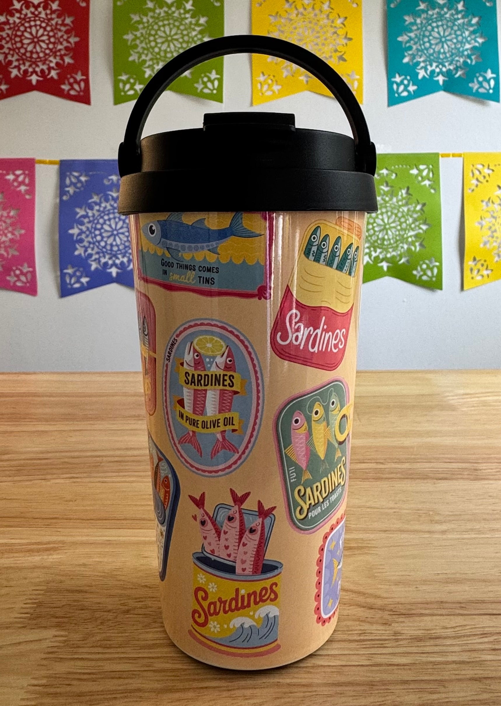 Sardines 2 Travel Mug (not quite right print)