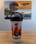"Cluck Norris and Co" Easy Carry Travel Mug
