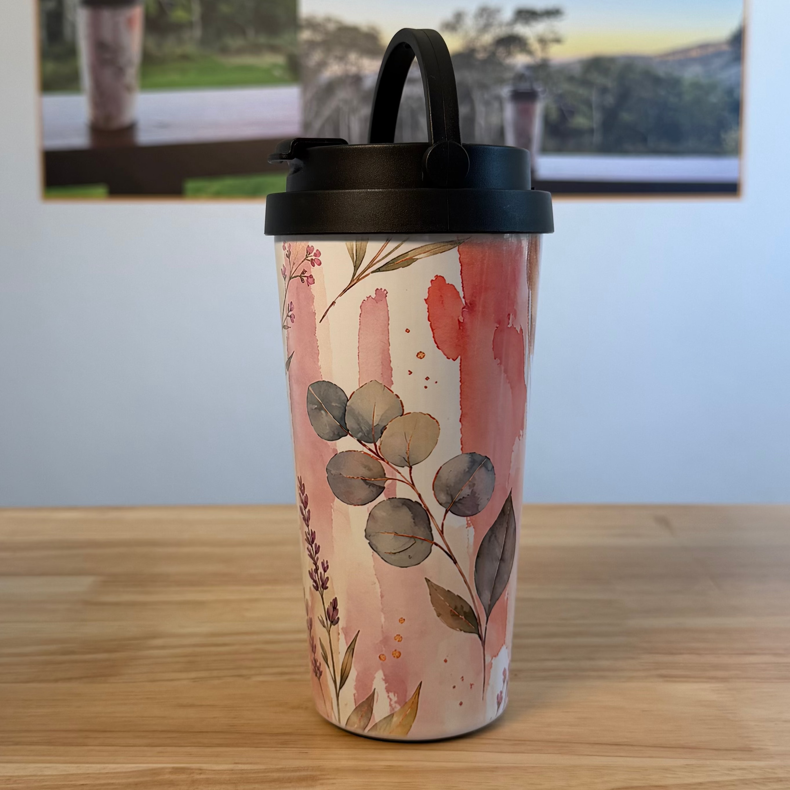 "Florence" Easy Carry Travel Mug (443ML)