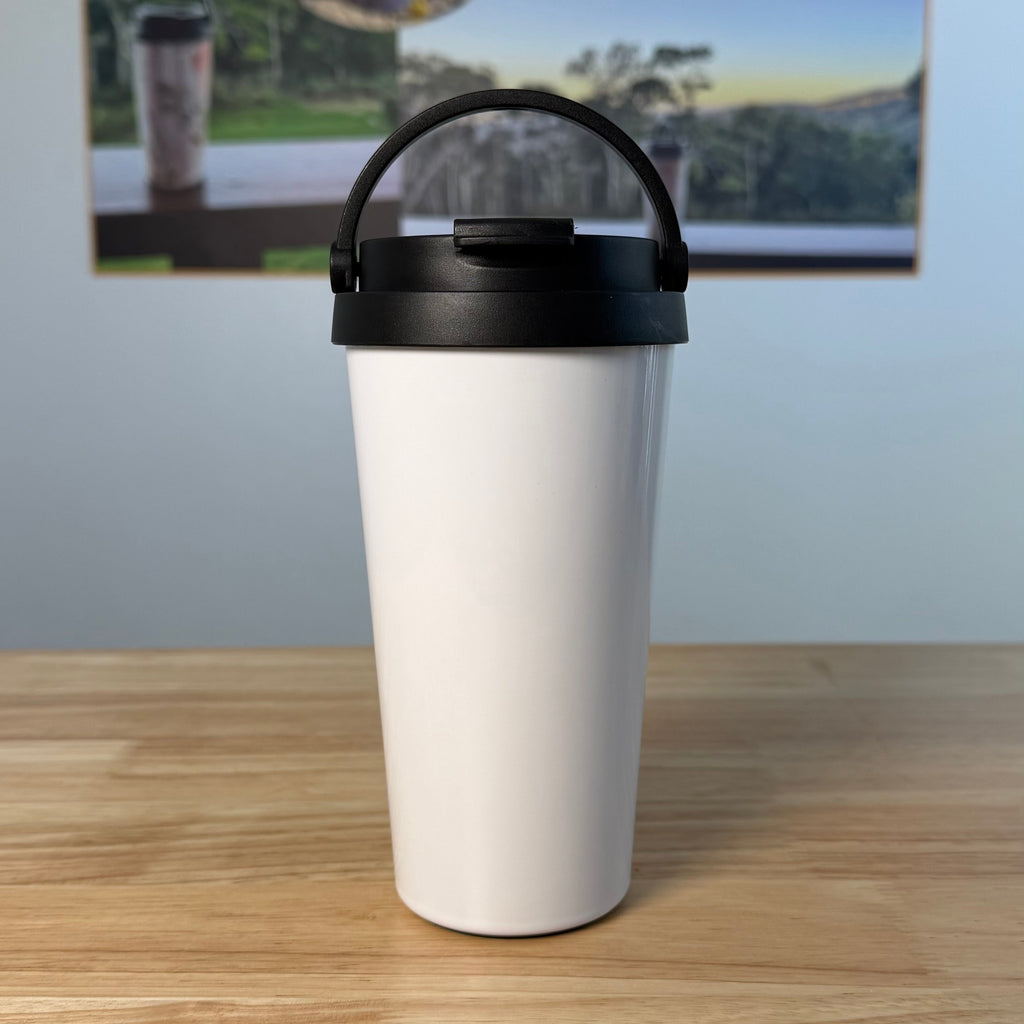 "Plain Jane" Blank Easy Carry Travel Mug (443ML)