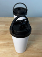 "Plain Jane" 2 Pack - Blank Easy Carry Travel Mug (443ML)