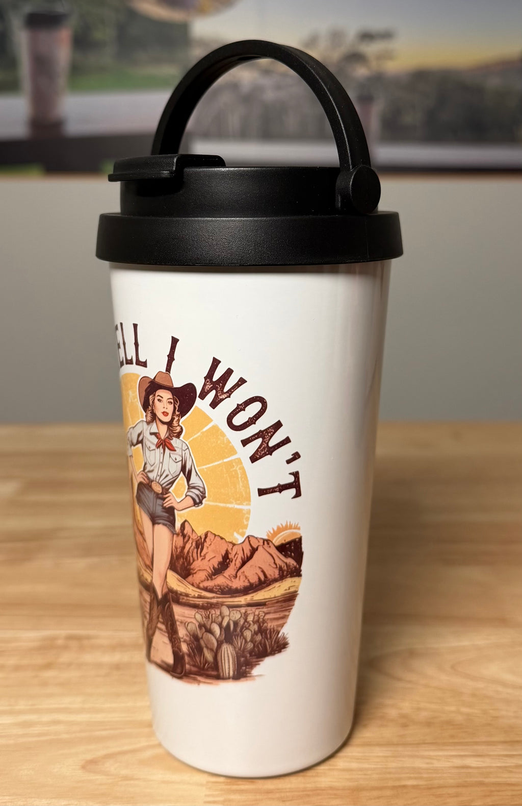 "Dolly" Easy Carry Travel Mug (443ML)