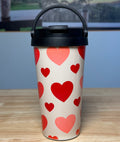 "Loveheart" Easy Carry Travel Mug (443ML)