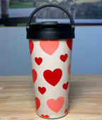 "Loveheart" Easy Carry Travel Mug (443ML)