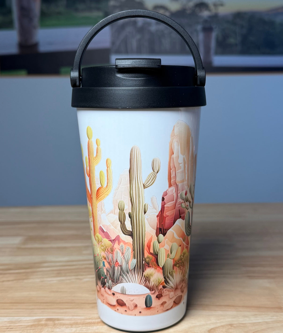 Cactus Easy Carry Travel Mug (443ML)