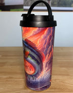 "Here Fishy" Easy Carry Travel Mug (443ML)