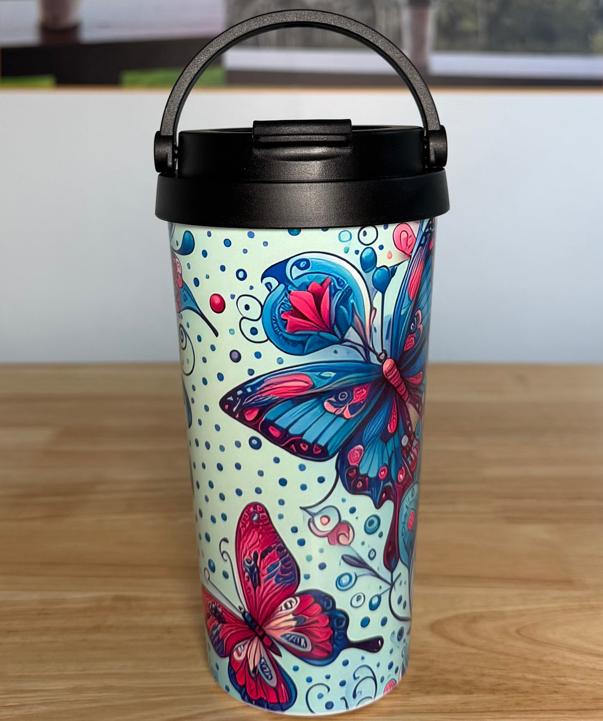 "Springtime" Easy Carry Travel Mug (443ML)
