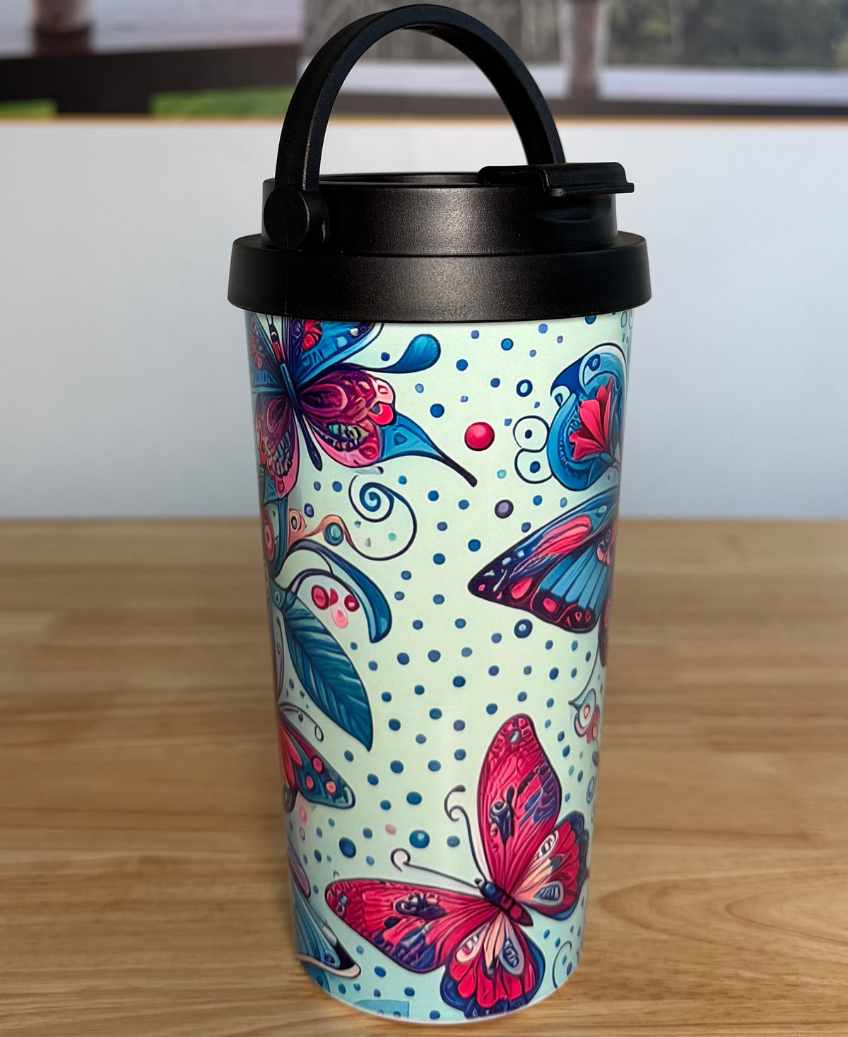 "Springtime" Easy Carry Travel Mug (443ML)