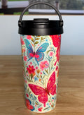 "Butterflies" Easy Carry Travel Mug (443ML)