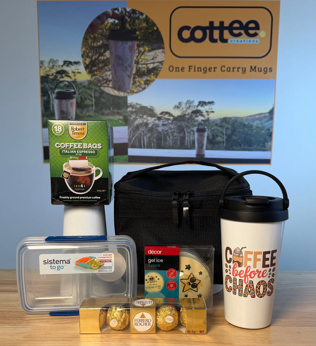 On-The-Go Pack (choose your mug design) - Cottee Creations