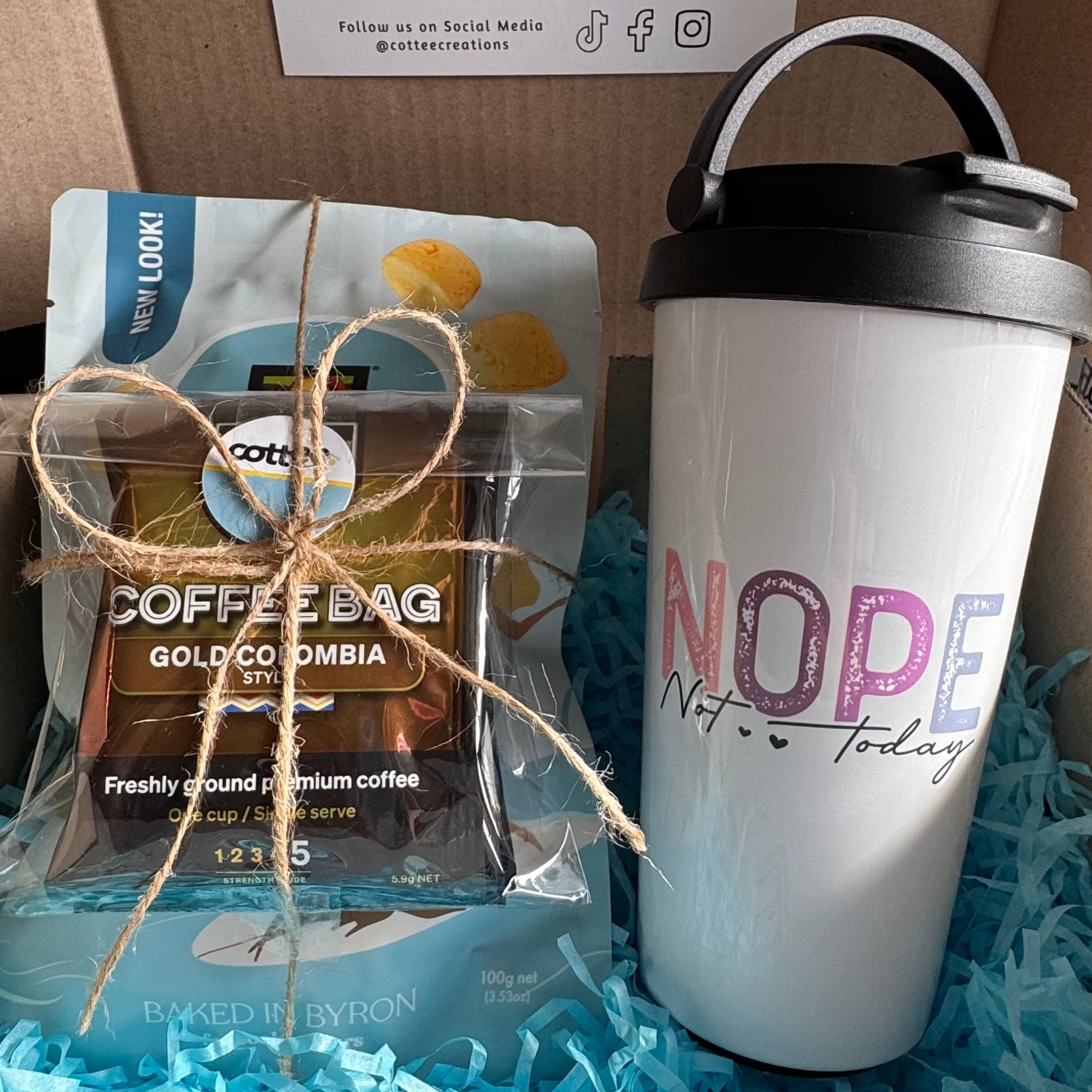 Nope, Not Today Coffee Lover Mug Gift Pack - Cottee Creations