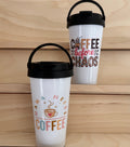 2 Pack Coffee Mama Easy Carry Travel Mugs - Cottee Creations