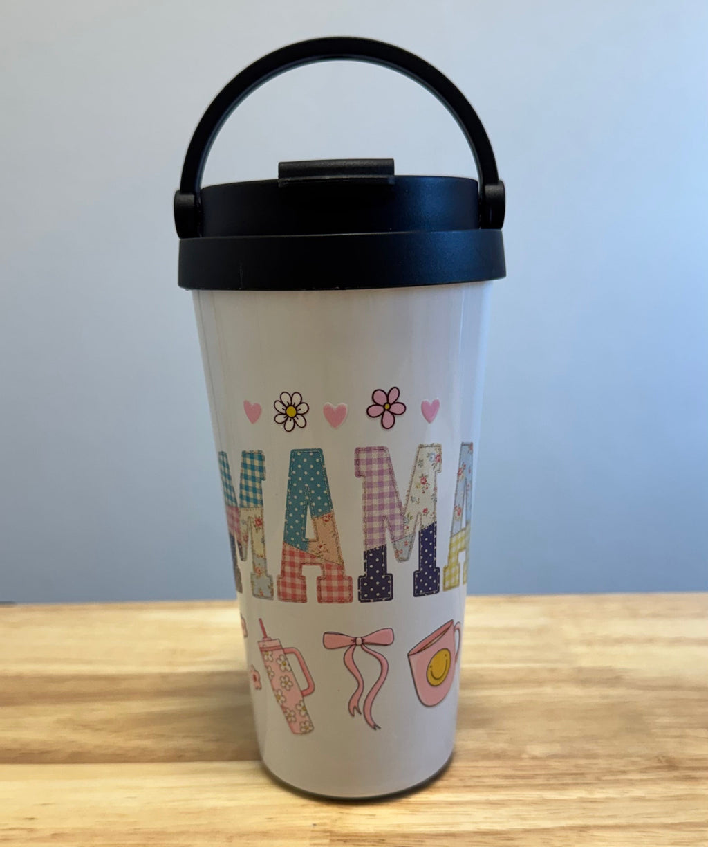 Mama 443ml (15oz) Stainless Steel Travel Mug 3 - Cottee Creations