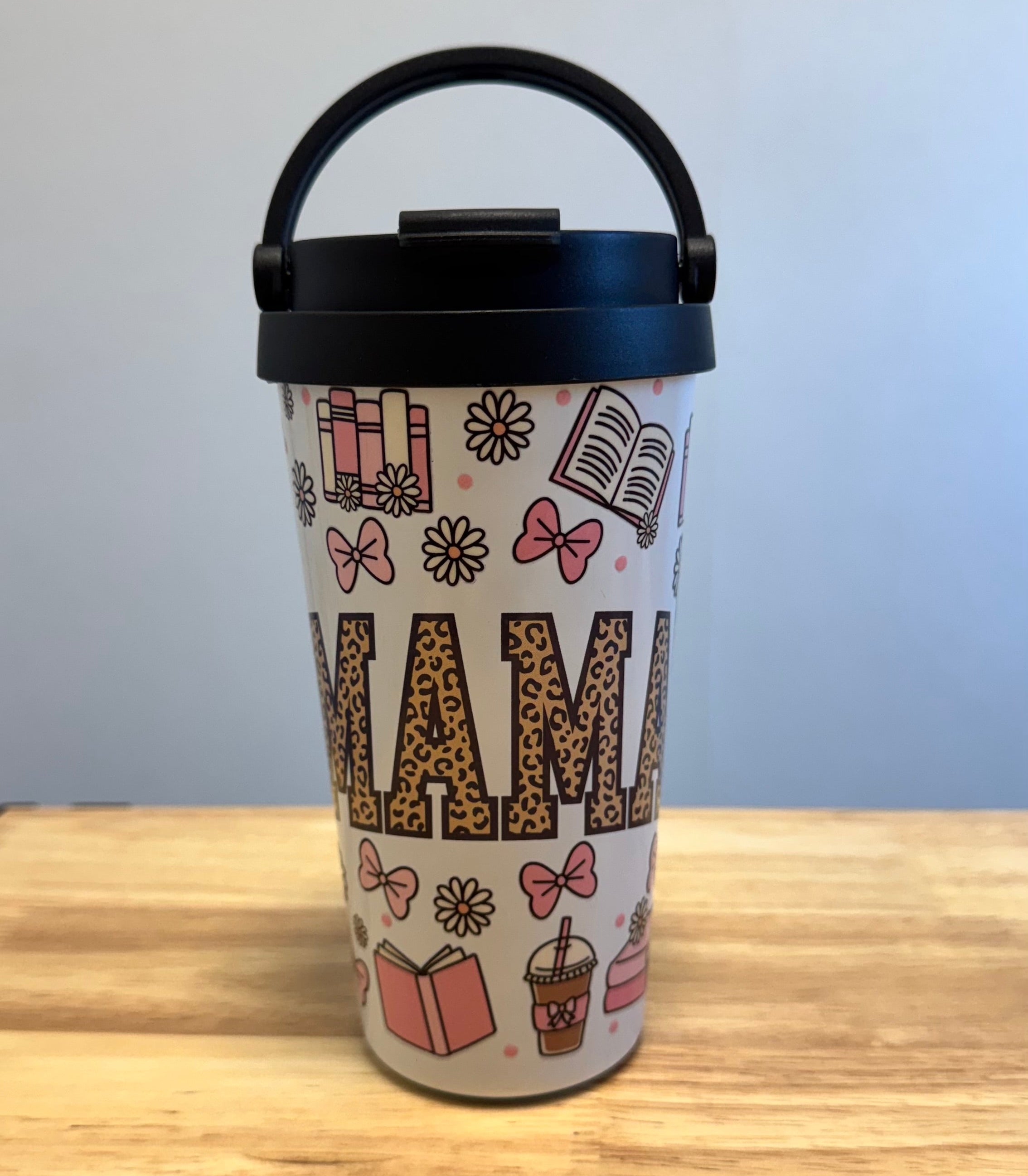 Mama 443ml (15oz) Stainless Steel Travel Mug 2 - Cottee Creations