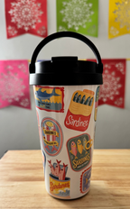 Sardines (15oz) Stainless Steel Travel Mug - Cottee Creations