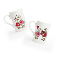 Love Birds Porcelain Tea Cup Pair - Cottee Creations