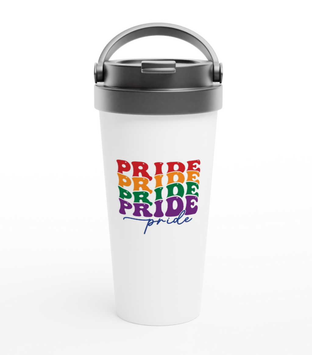 Pride 443ml (15oz) Stainless Steel Travel Mug - Cottee Creations