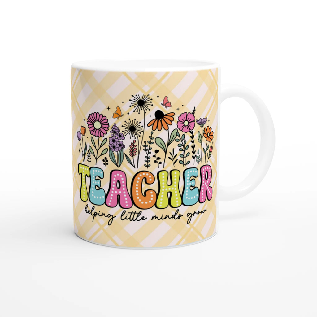 Teacher Wildflowers Ceramic Mug - Cottee Creations