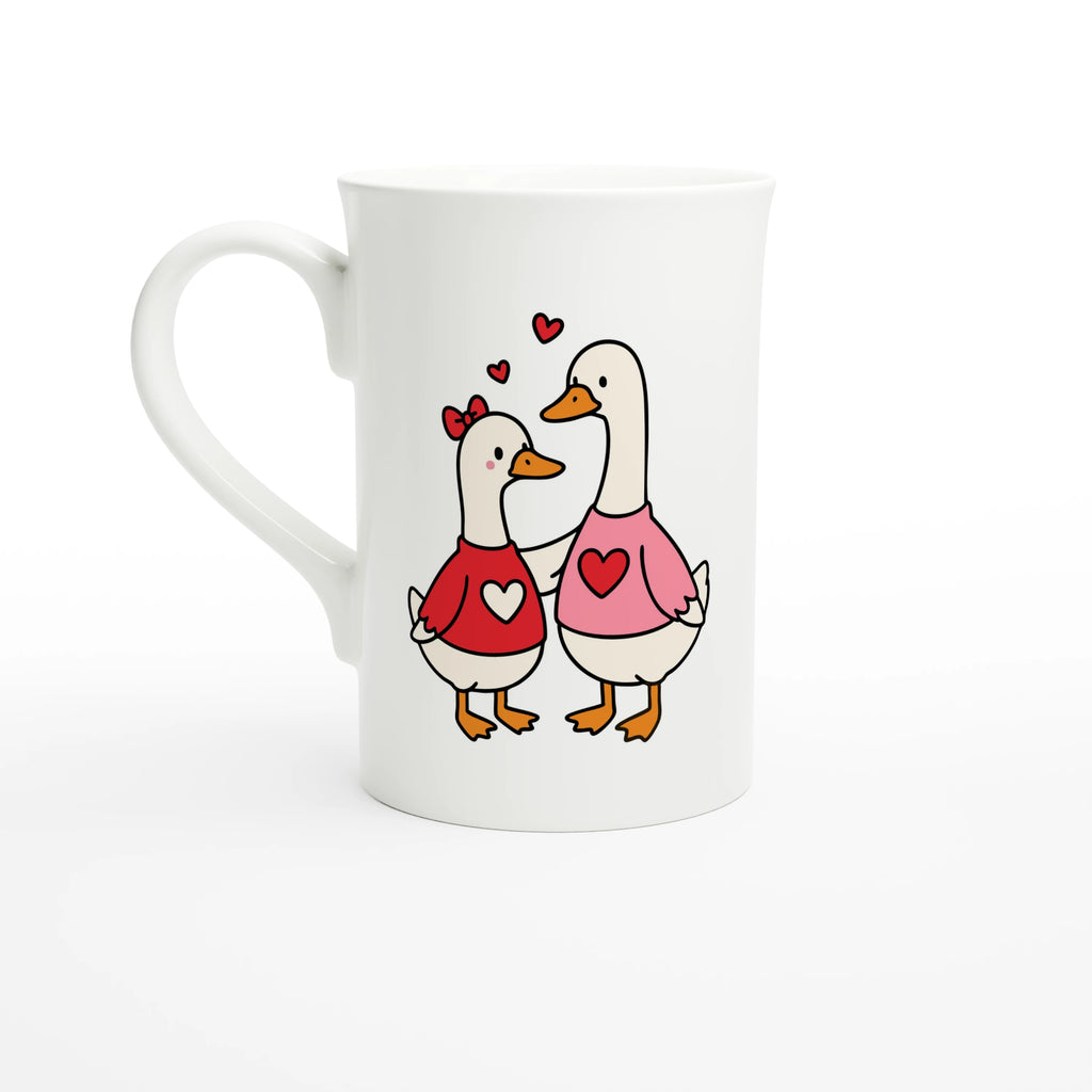 Love Birds Porcelain Tea Cup Pair