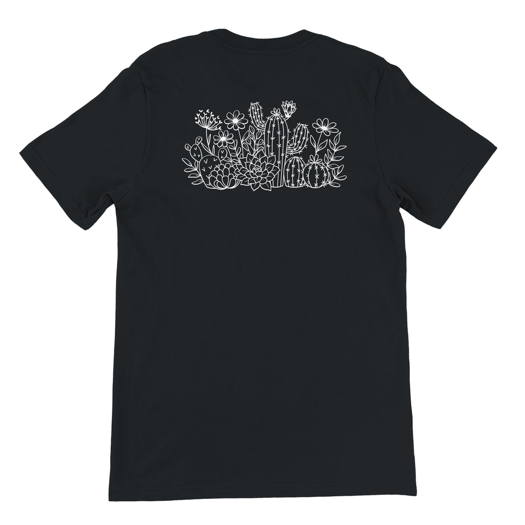 Minimalist Wildflowers Crewneck T-shirt - Cottee Creations