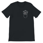 Minimalist Wildflowers Crewneck T-shirt - Cottee Creations