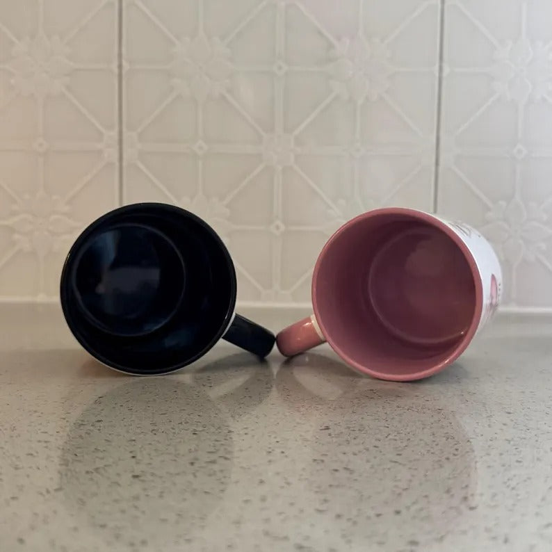 Coffee and Donut Lover Mug Set: Aussie Humor Gift - Cottee Creations