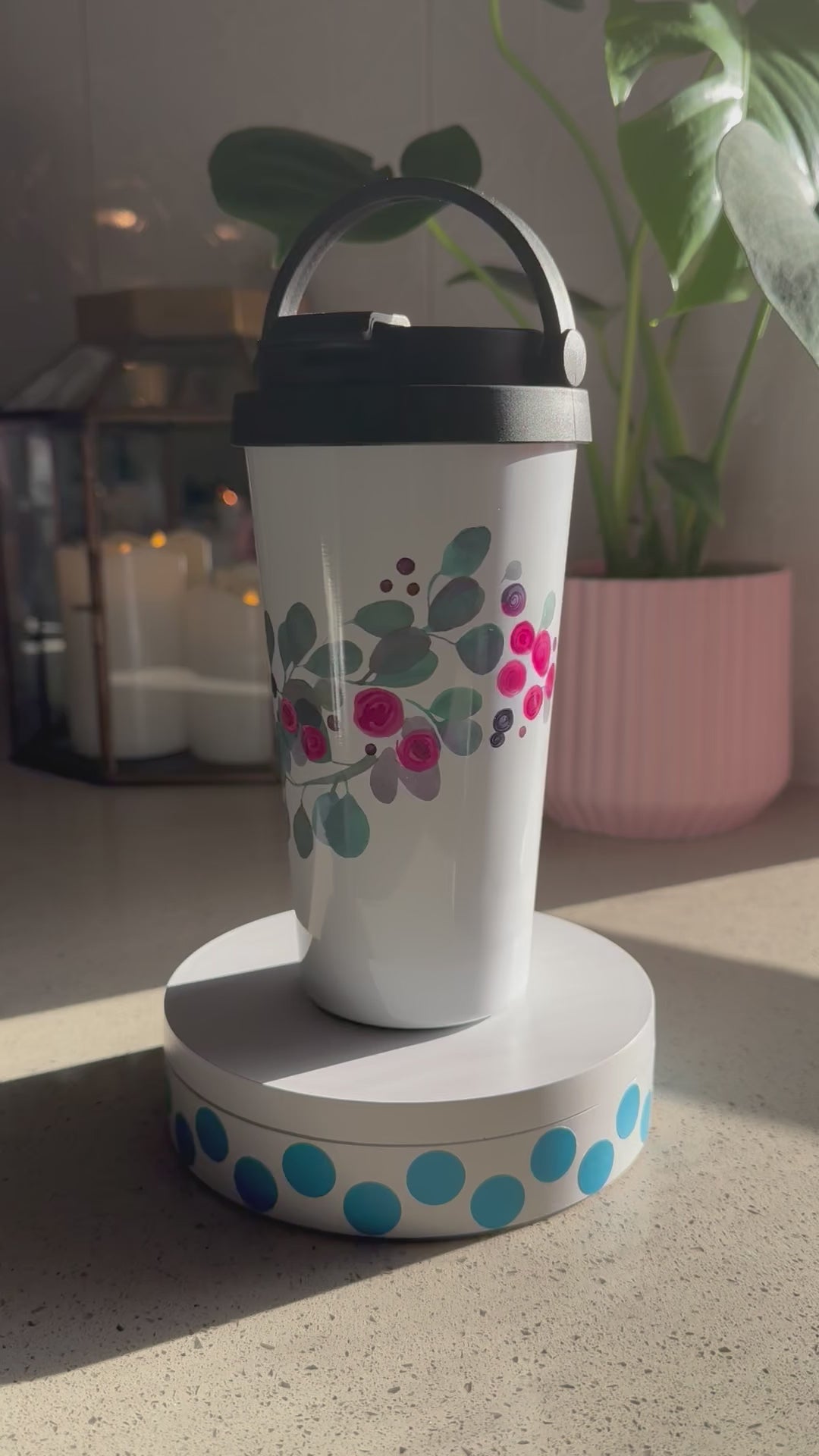 "Elodie" Easy Carry Travel Mug