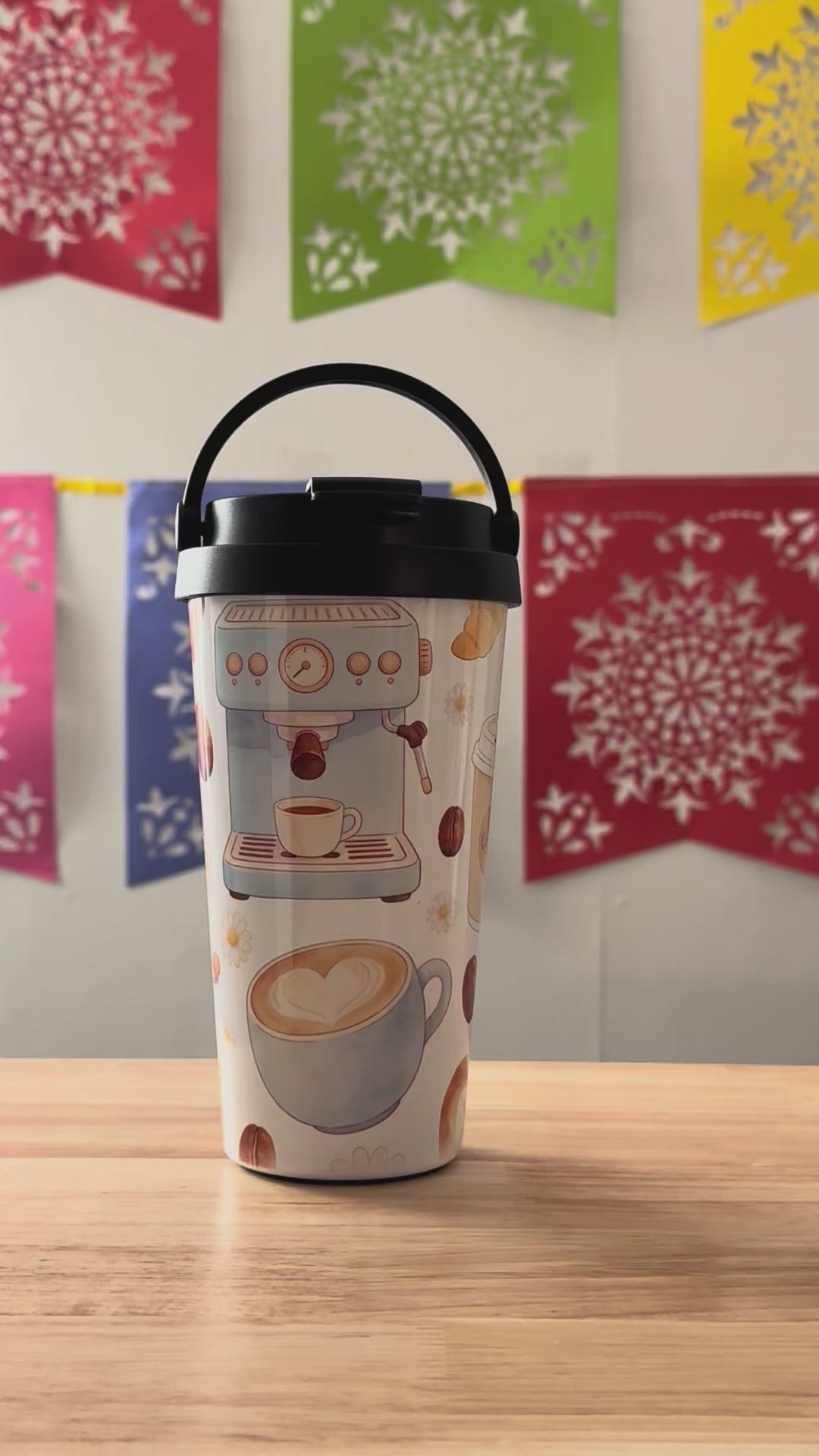 Coffee (15oz) Stainless Steel Travel Mug (Full Wrap)