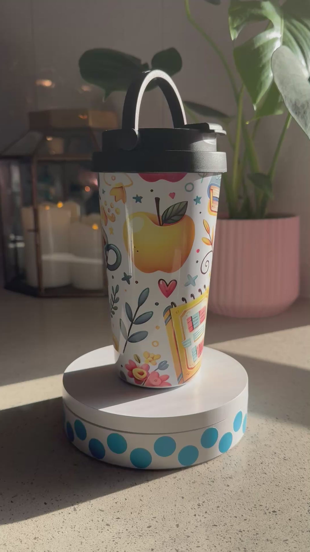 "Mrs Brown" Easy Carry Travel Mug