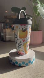 "Mrs Brown" Easy Carry Travel Mug