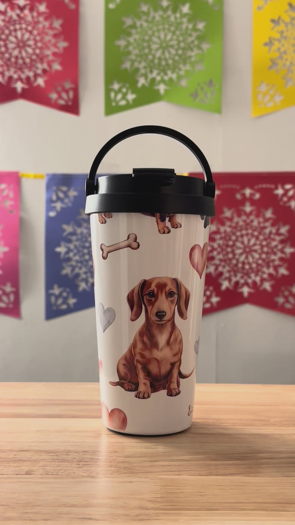 Dogs (15oz) Stainless Steel Travel Mug (Full Wrap)