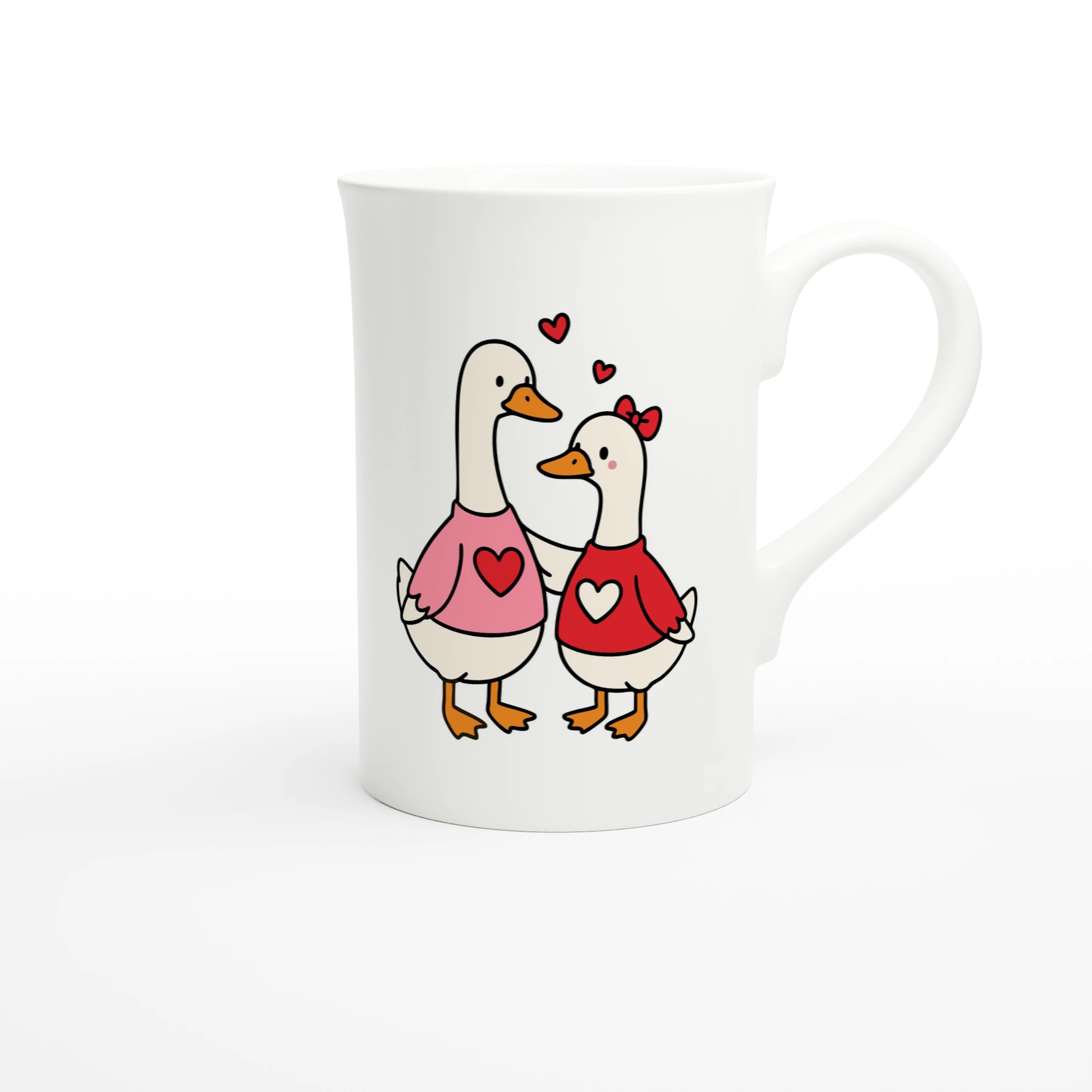 Love Birds Porcelain Tea Cup Pair