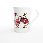 Love Birds Porcelain Tea Cup Pair