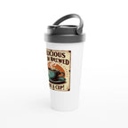 Fresh Brewed Coffee 443ml (15oz) Stainless Steel Travel Mug - Cottee Creations