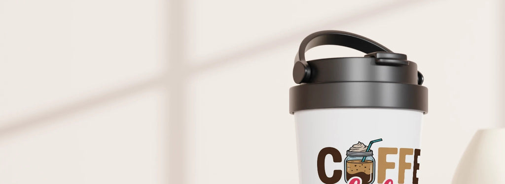 Coffee Before Chaos 443ml (15oz) Stainless Steel Travel Mug - Cottee Creations